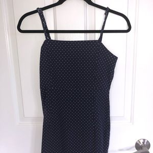Forever 21 Blue/White polka dot dress